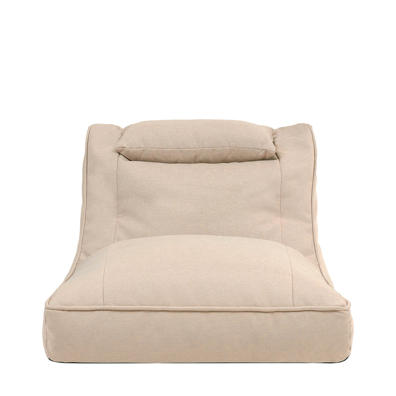 Nova Lounger-Sitzsack, Olefin, Steingrau  