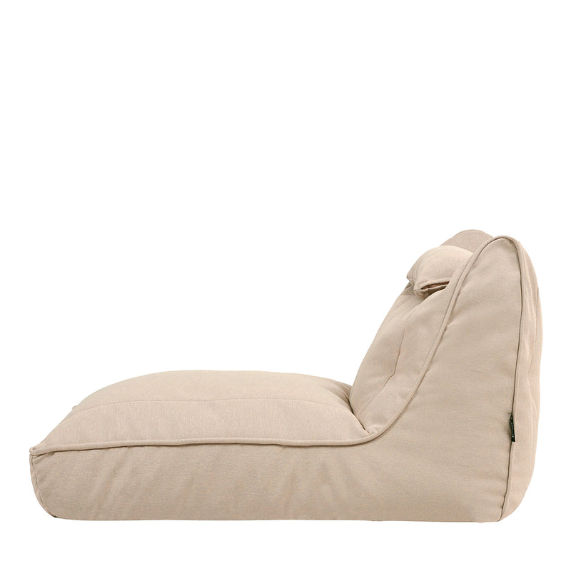 Nova Lounger-Sitzsack, Olefin, Steingrau  