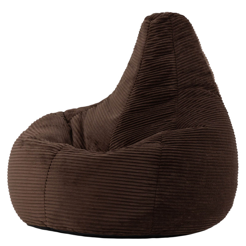 Dalton Sessel-Sitzsack, Cord, Schokoladenbraun