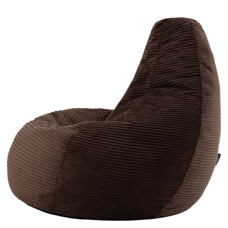 Dalton Sessel-Sitzsack, Cord, Schokoladenbraun