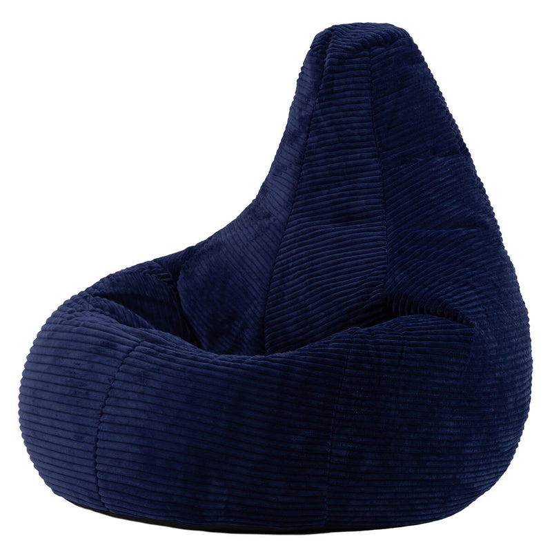 Dalton Sessel-Sitzsack, Cord, Dunkenblau
