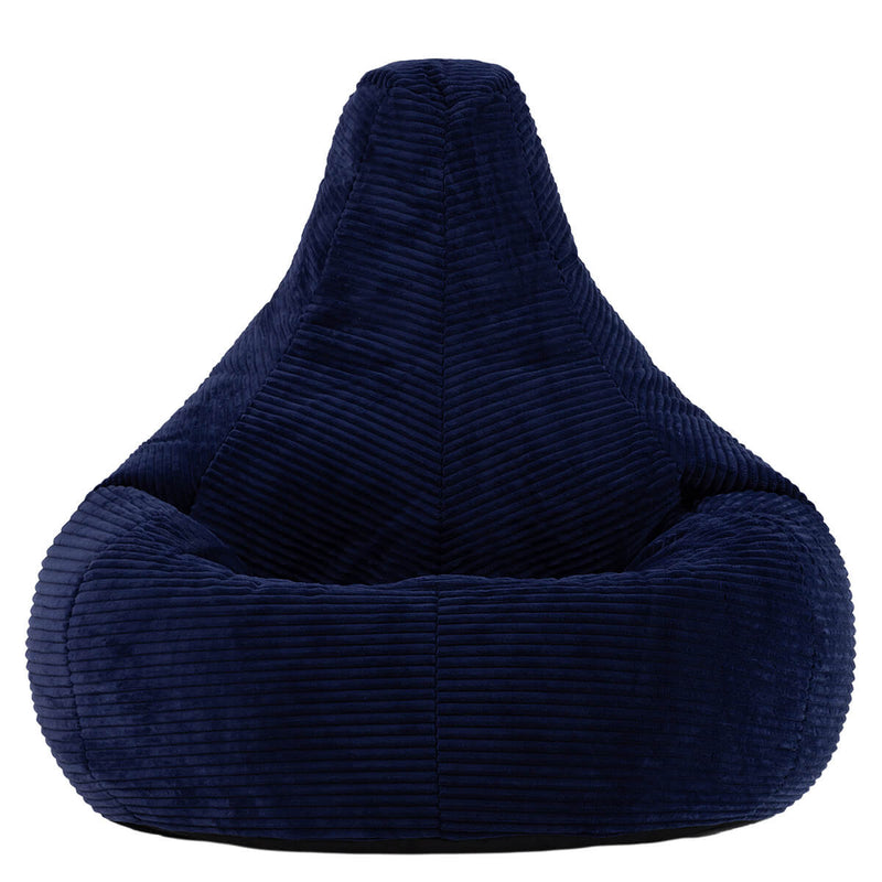 Dalton Sessel-Sitzsack, Cord, Dunkenblau