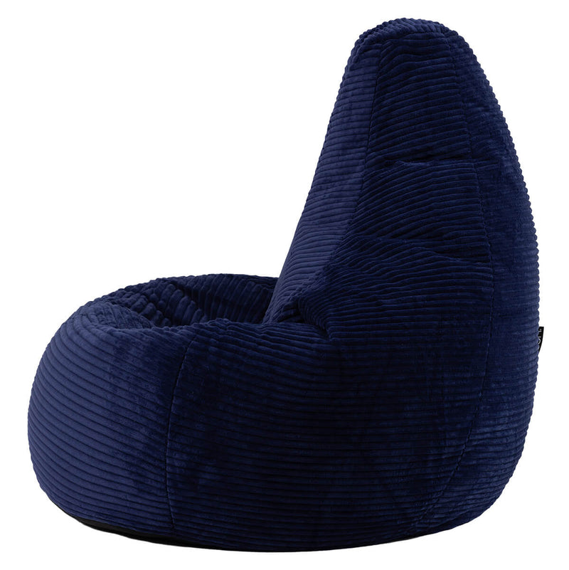 Dalton Sessel-Sitzsack, Cord, Dunkenblau
