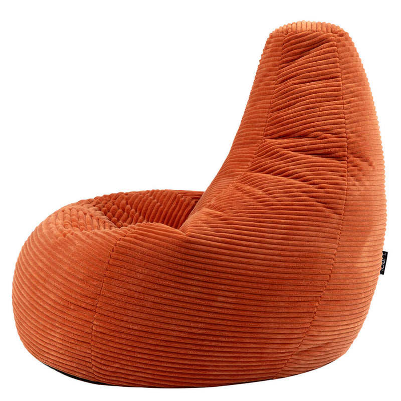 Dalton Sessel-Sitzsack, Cord, Terrakotta 
