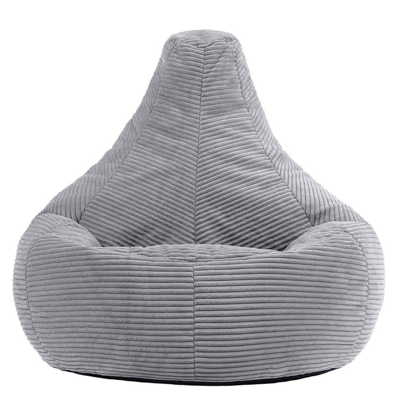 Dalton Sessel-Sitzsack, Cord, Grau