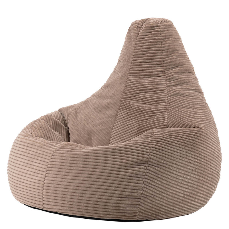 Dalton Recliner Sitzsack, Cord, Mokka-Braun   