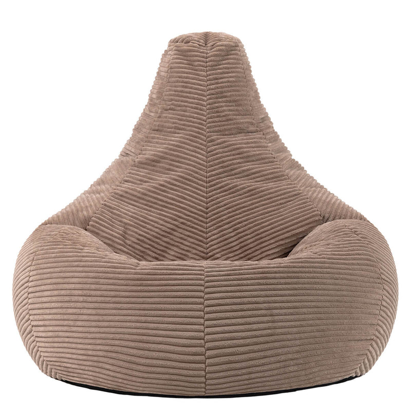 Dalton Recliner Sitzsack, Cord, Mokka-Braun   