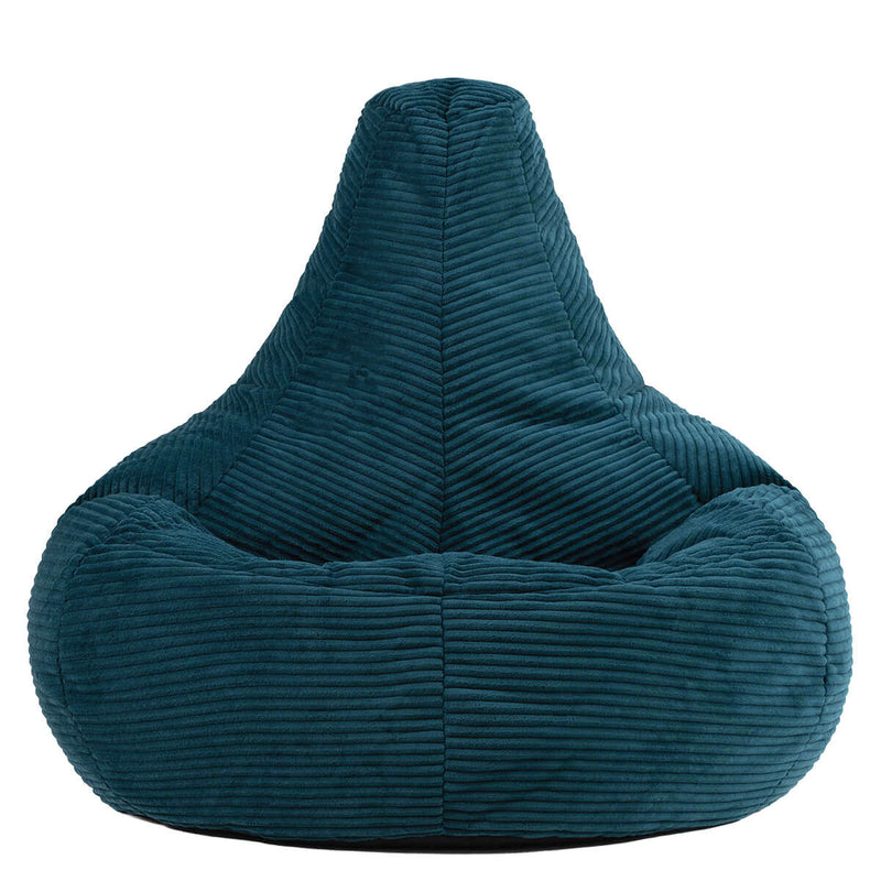 Dalton Recliner Sitzsack, Cord, Blaugrün