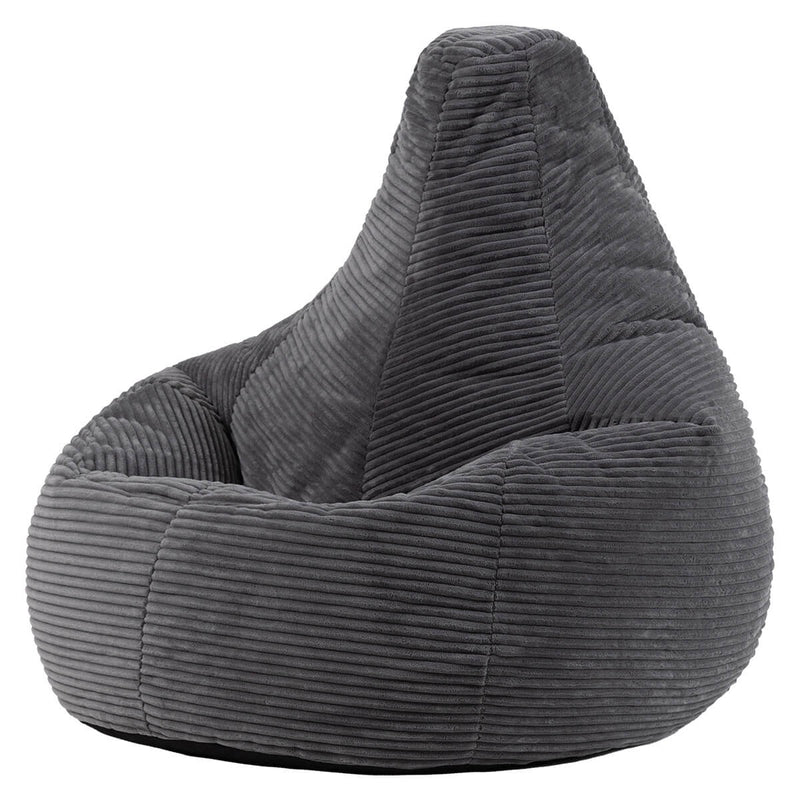 Dalton Recliner Sitzsack, Cord, Anthrazit