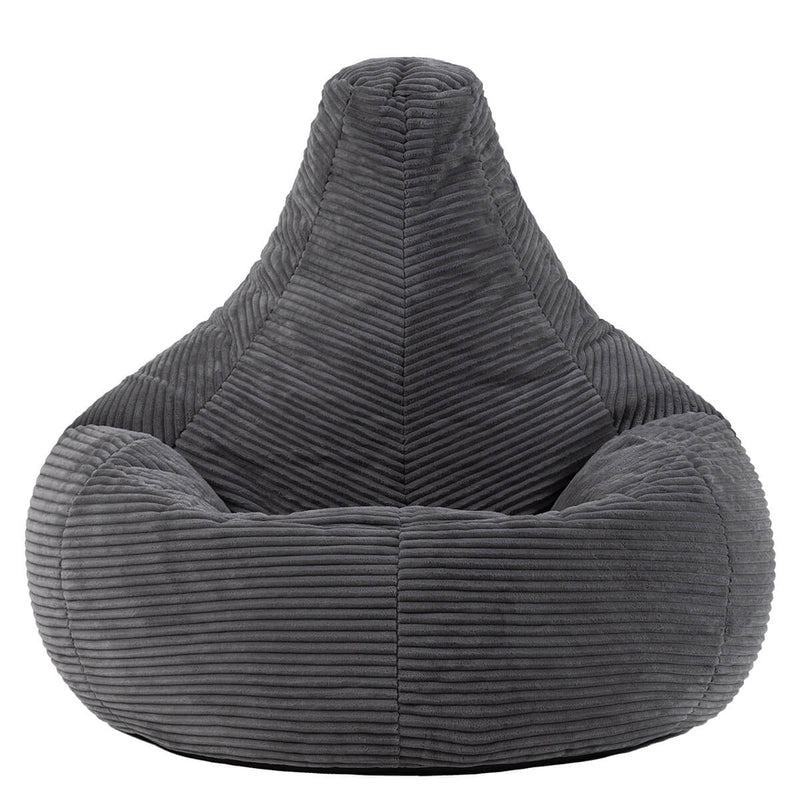Dalton Recliner Sitzsack, Cord, Anthrazit