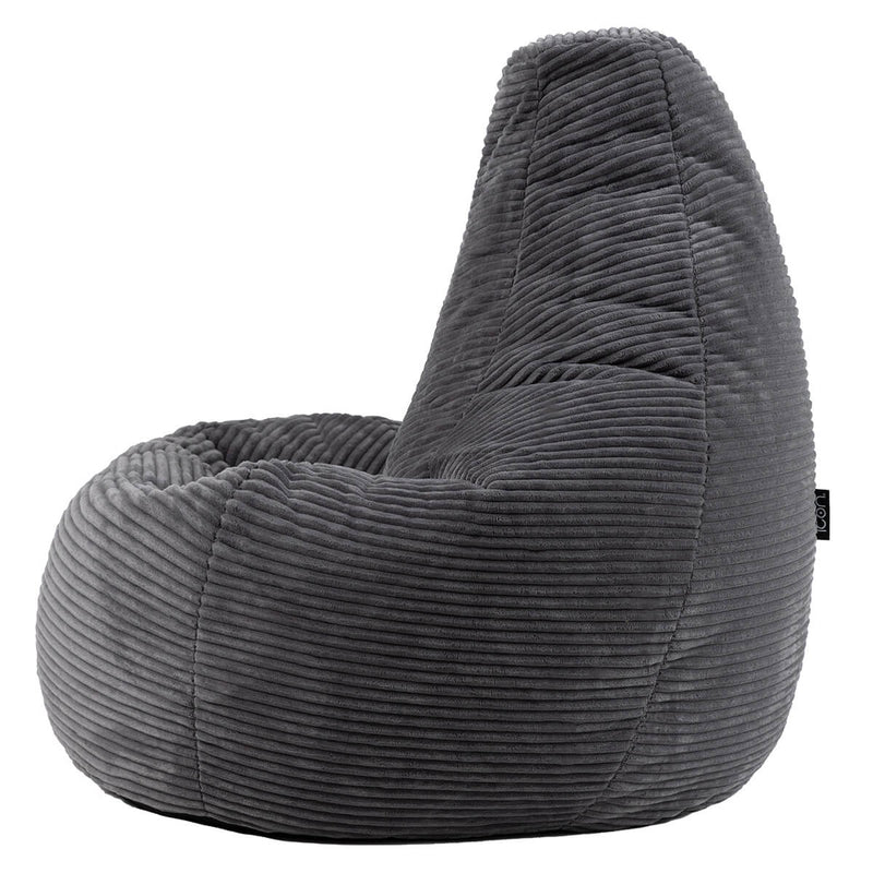 Dalton Recliner Sitzsack, Cord, Anthrazit