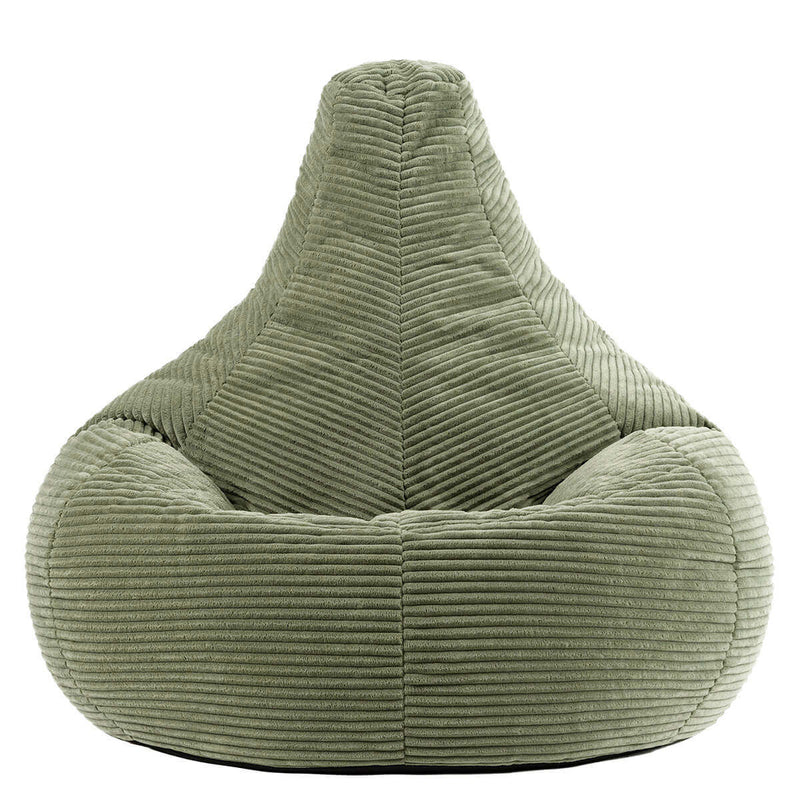 Dalton Recliner Sitzsack, Cord, salbeigrün