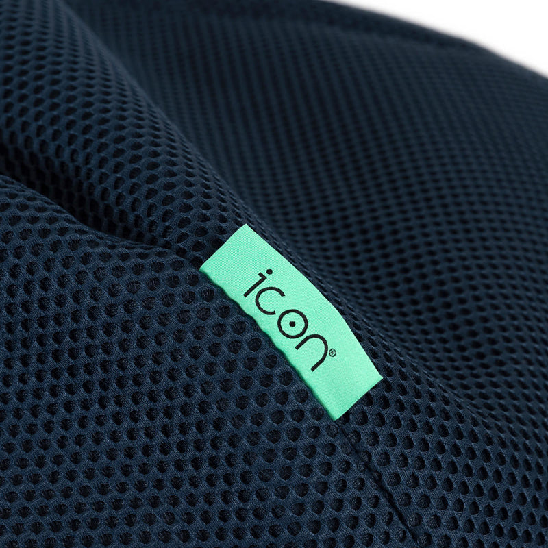 Gaming Recliner Sitzsack XL, Performance-Mesh, Marineblau