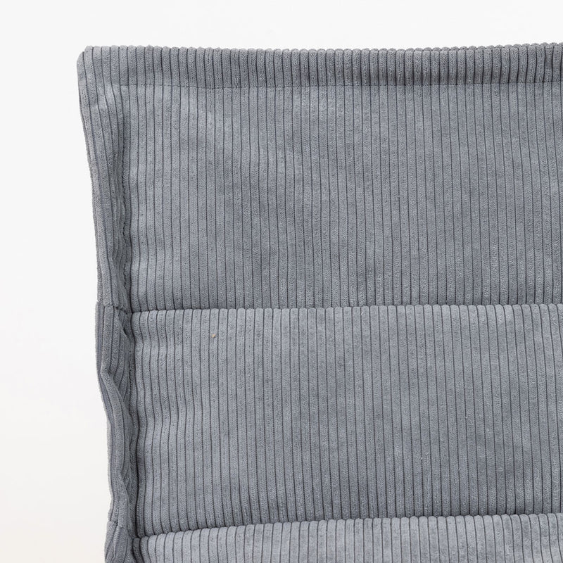 Dolce Cord-Lounger – Anthrazitgrau
