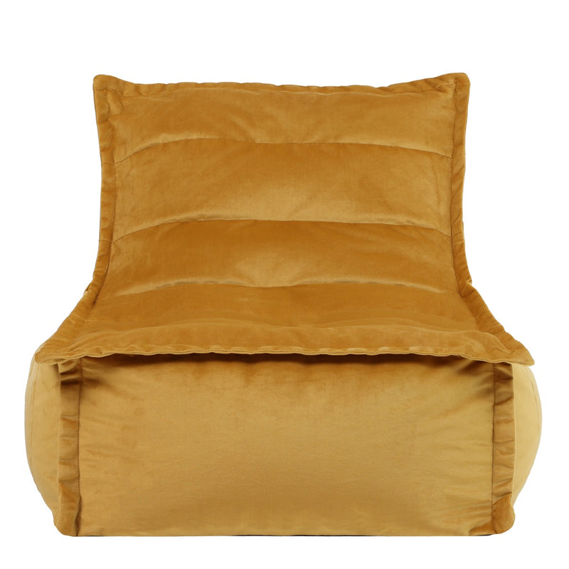 Dolce Samt-Lounger, Gelb