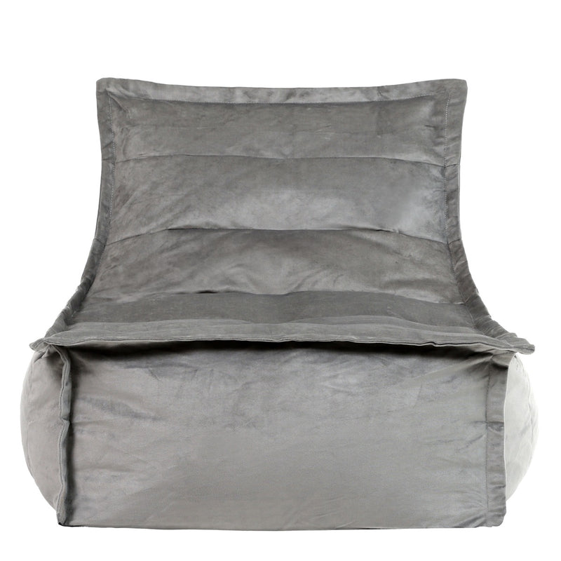 Dolce Samt-Lounger, Dunkengrau