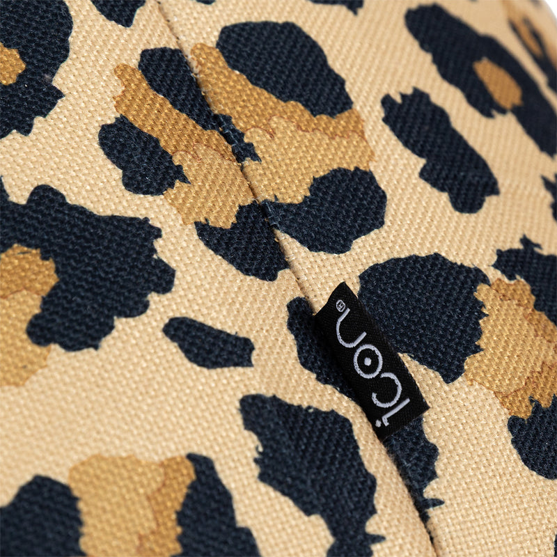 Dolce Gewebter Scandi Lounger, Leoparden-Print, Mehrfarbig 