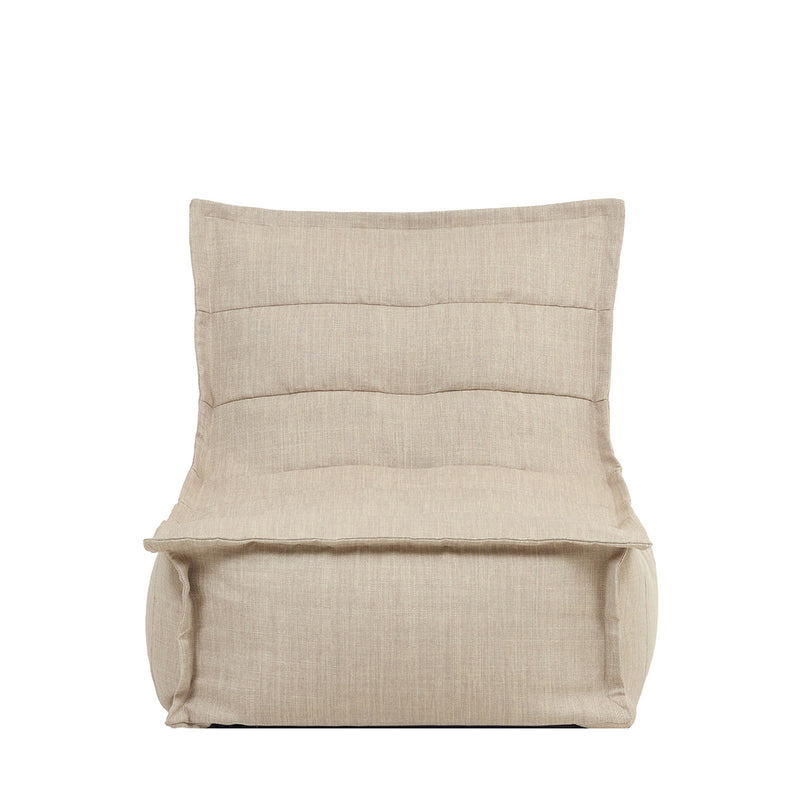 Dolce Lounger, Outdoor-Gewebe-Bezug, Naturfarben