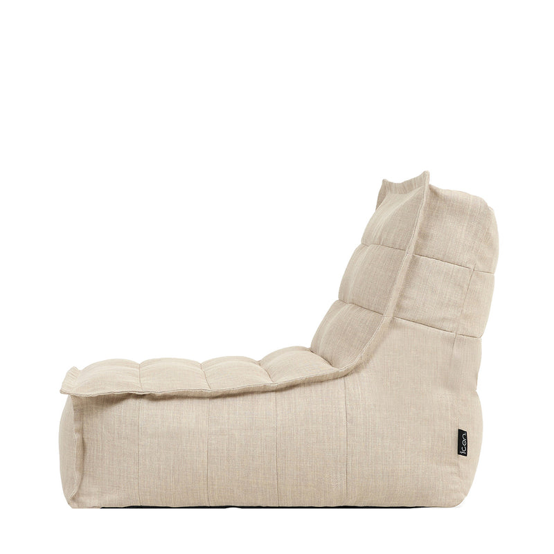 Dolce Lounger, Outdoor-Gewebe-Bezug, Naturfarben