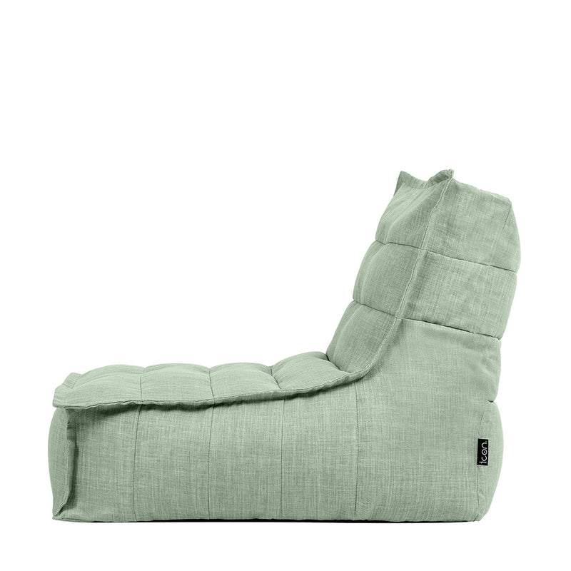 Dolce Lounger, Outdoor-Gewebe-Bezug, Salbeigrün