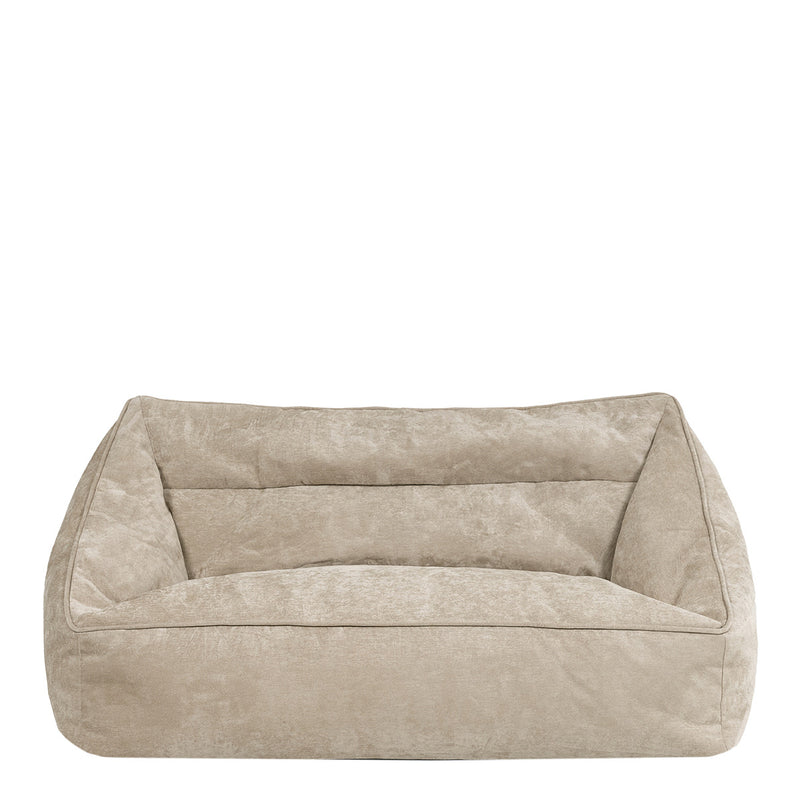Sofa-Sitzsack Cecilia mit Chenille-Bezug, naturfarben