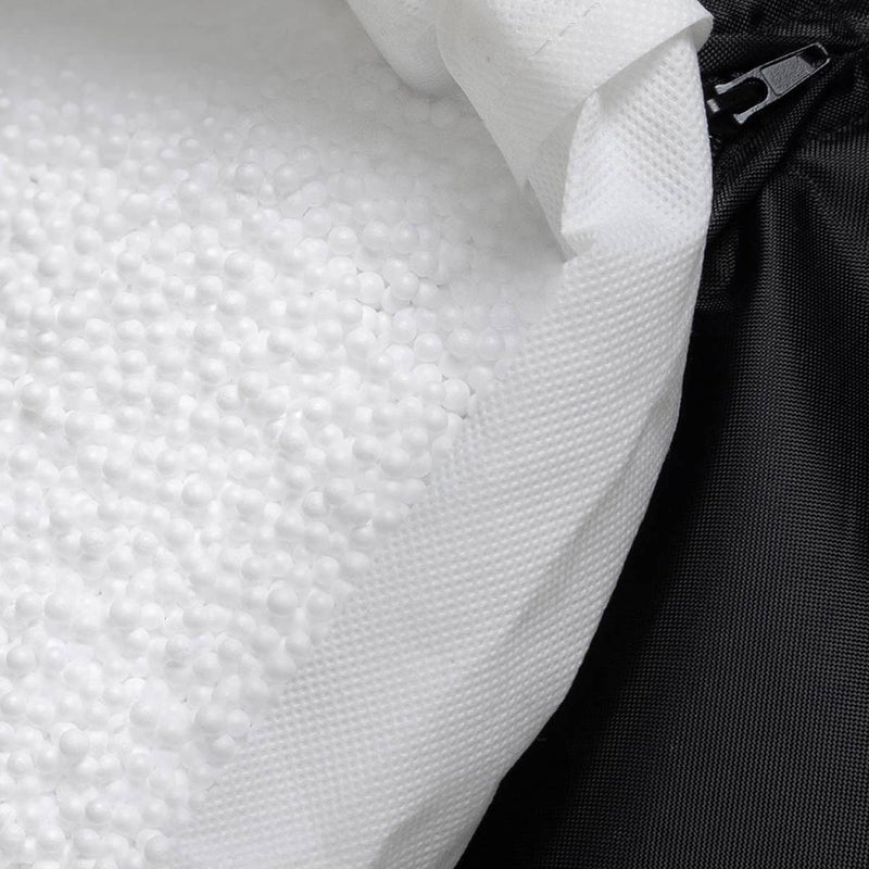 Sofa-Sitzsack Cecilia mit Chenille-Bezug, grau