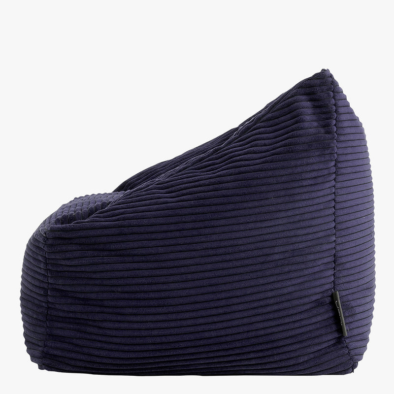 Morgan Kids Cord Sessel Sitzsack - Marineblau