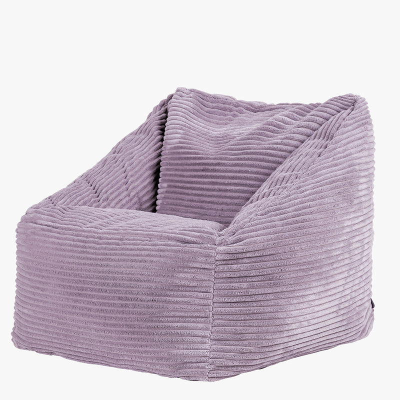 Morgan Kinder-Cord-Sitzsack – Heather