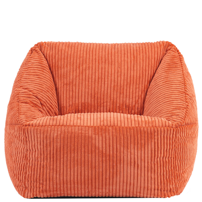Natalia Sessel-Sitzsack für Kinder, Cord, Terrakotta
