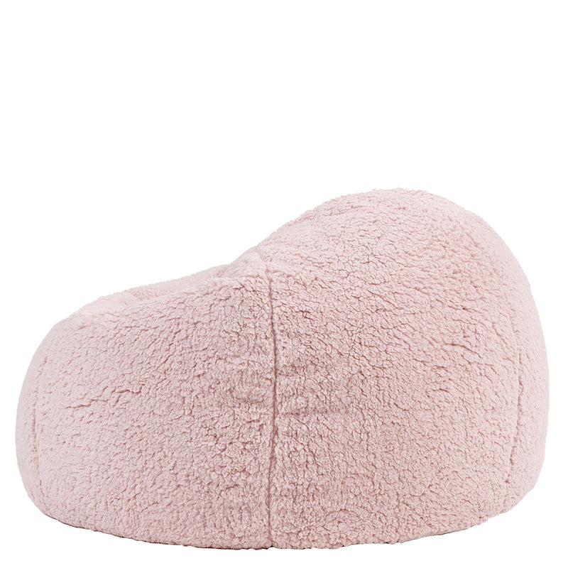 Kingston Klassischer Sitzsack  für Teens,  Fleece, Hellrosa