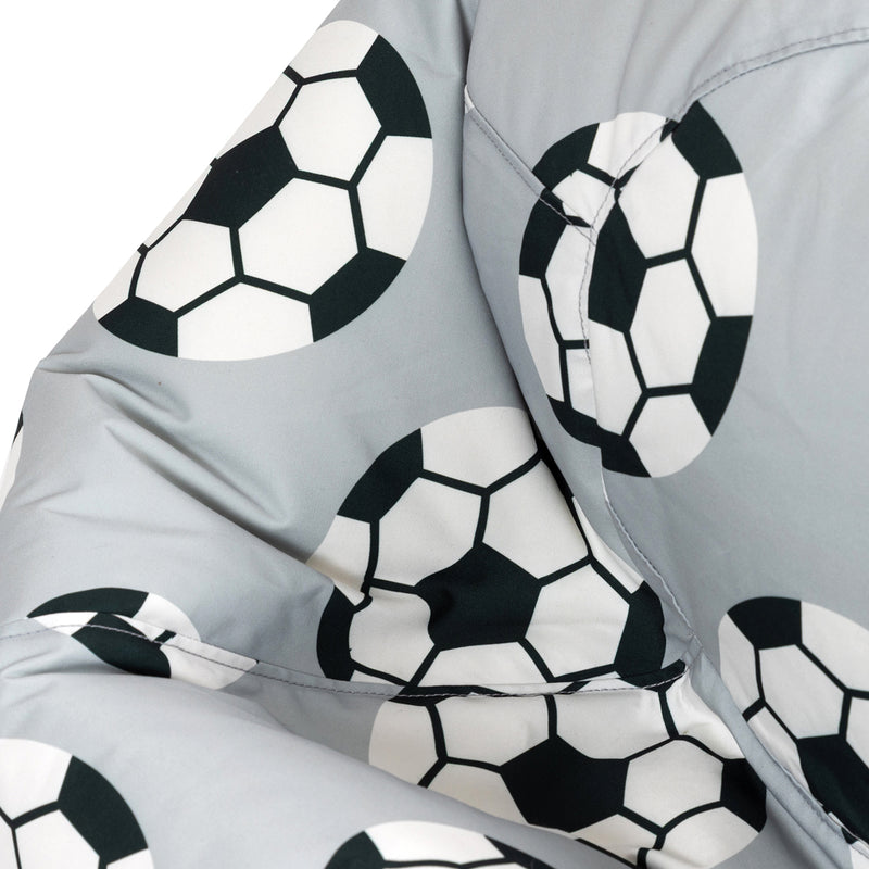 Klassischer Sitzsack für Teens, Fußball-Print, Mehrfarbig 