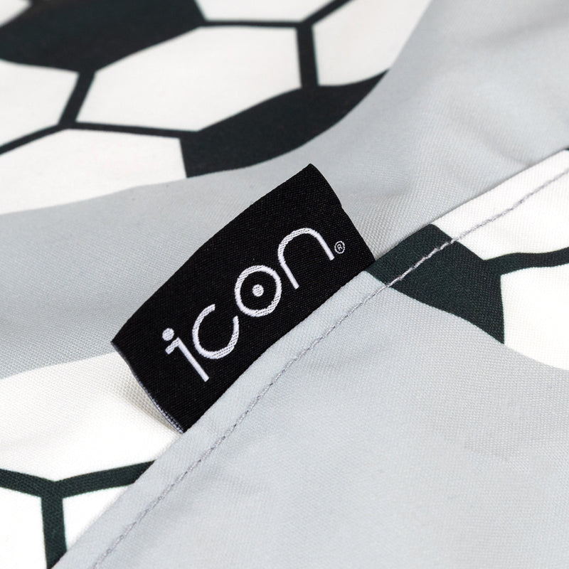 Klassischer Sitzsack für Teens, Fußball-Print, Mehrfarbig 