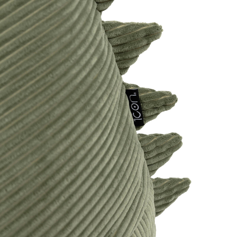 Lounger-Sitzsack für Kinder, Cord, Dexter Dinosaur,  Salbeigrün