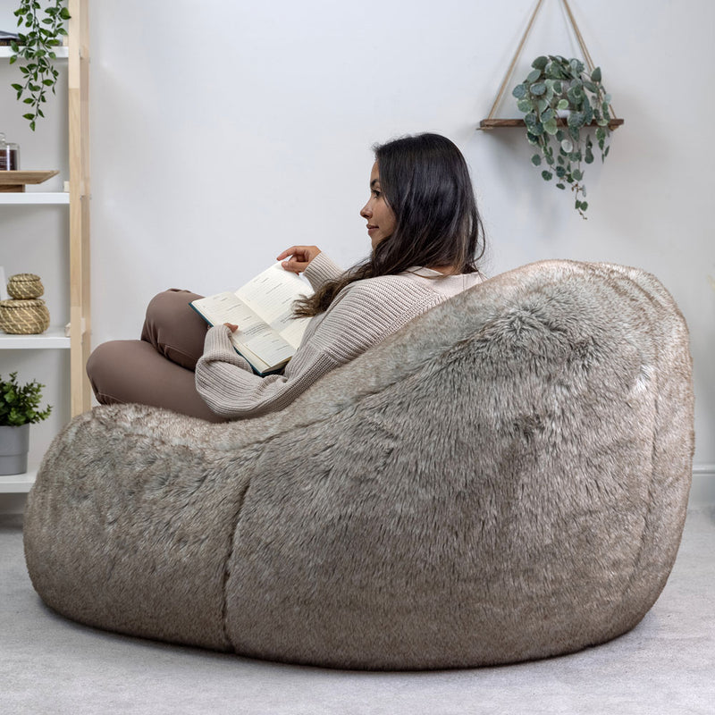 Kunstfell-Traumliege Sitzsack – Lapin