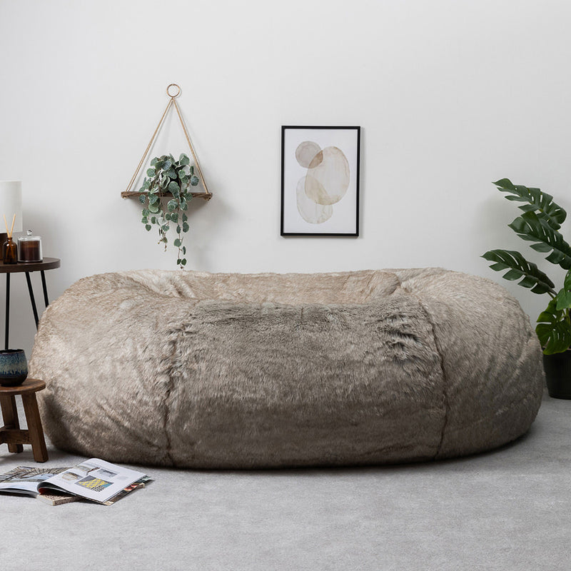 Lapin Cloud Zweisitzer-Sitzsack aus Kunstfell