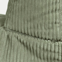 Noa Modularer Sitzsack-Sofa, Jumbo Cord, Salbeigrün 