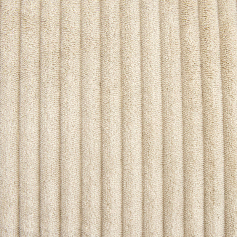 Noa Modularer Sitzsack-Fußhocker, Jumbo Cord, Steingrau  