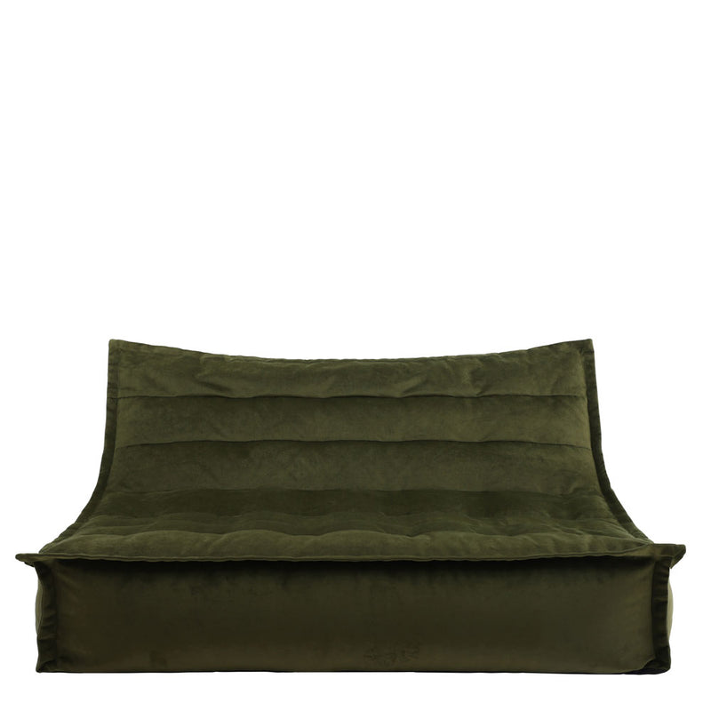 Kota Samt-Sofa – Olivgrün